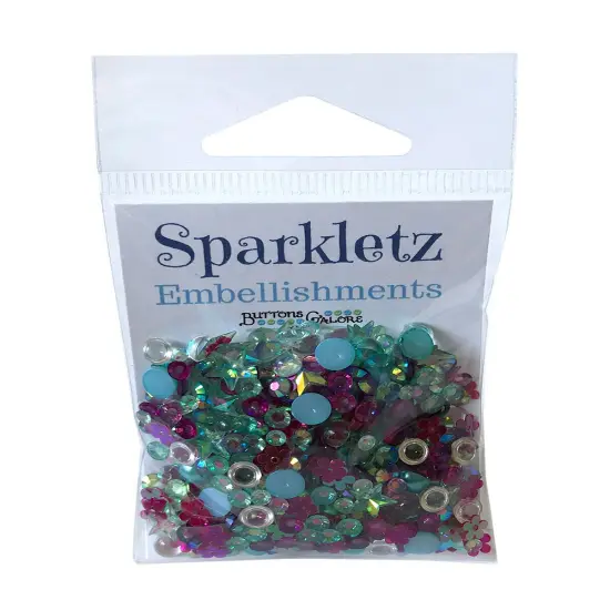Buttons Galore Sparkletz DIY Craft Embellishments 30 Grams - 3 Packs of Aloha {2}