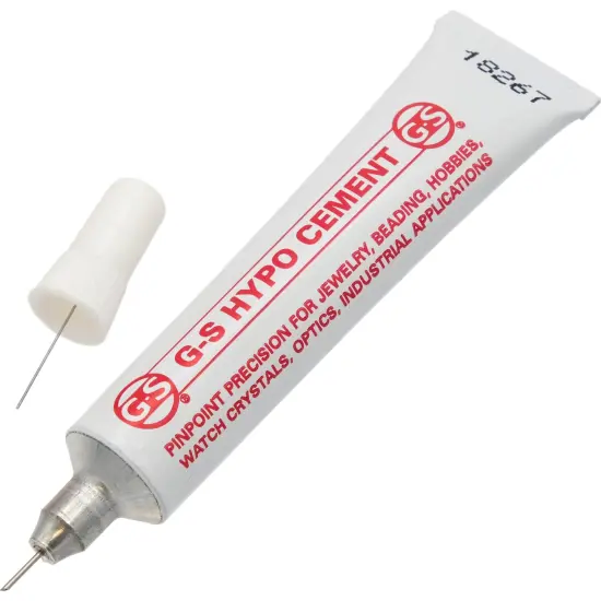 Bead Tip Kit - Pliers, Tweezers, Cement, 50 Bead Tips & Black Bead Cord #4 {6}