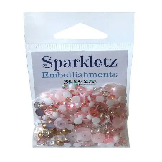 Buttons Galore Sparkletz DIY Craft Embellishments 30 Grams - 3 Packs of Barefoot Beach {2}