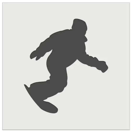 Snowboarder Carve Snow Wall Cookie DIY Craft Reusable Stencil {7}