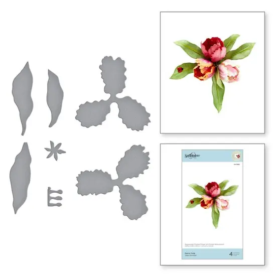 Spellbinders Parrot Tulip Cutting Dies {2}
