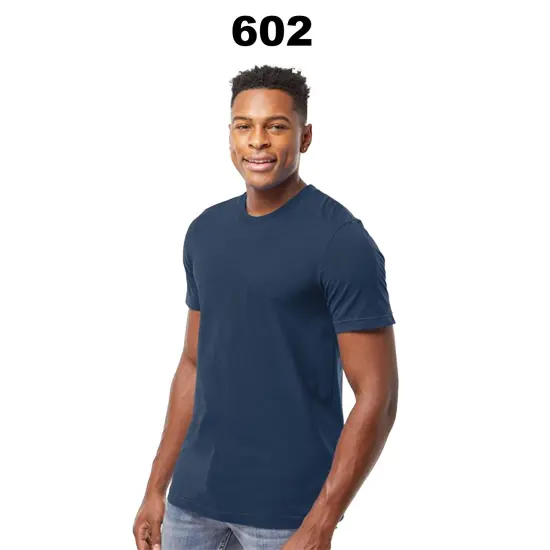 Tultex&reg; Crewneck Short Sleeve Combed Cotton Classic T-Shirt Royal {4}