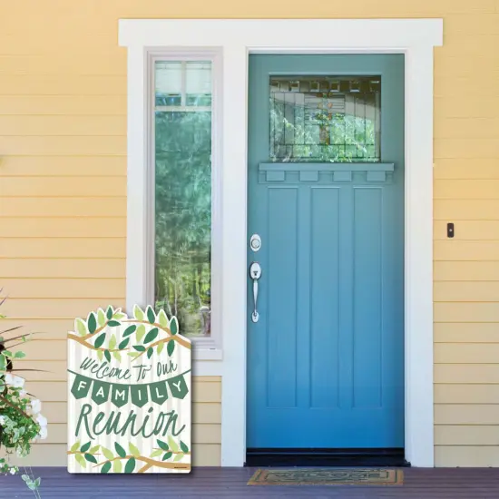 Big Dot of Happiness Family Tree Reunion - Party Decorations - Family Gathering Party Welcome Yard Sign {6}