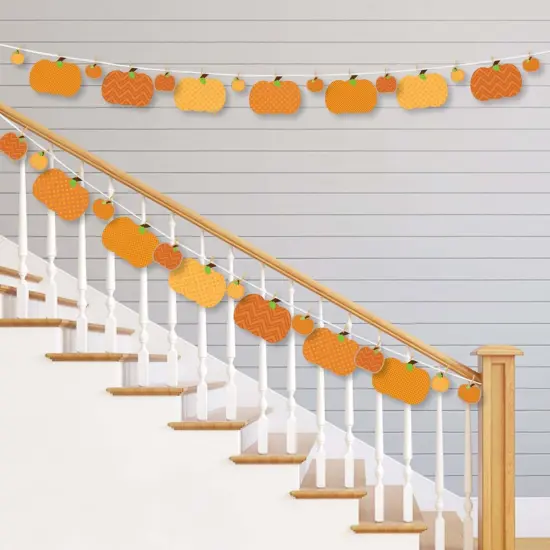 Big Dot of Happiness Pumpkin Patch - Fall, Halloween or Thanksgiving Party DIY Decorations - Clothespin Garland Banner - 44 Pieces {3}