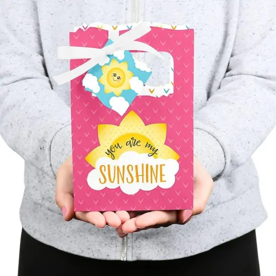 Big Dot of Happiness You are My Sunshine - Baby Shower or Birthday Party Favor Boxes - Set of 12 {6}