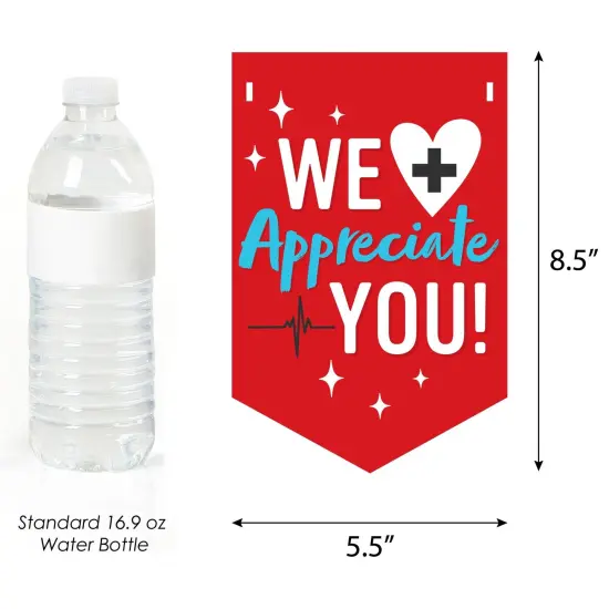 Big Dot of Happiness Thank You Nurses - Nurse Appreciation Week Bunting Banner - Party Decorations - Thank You Nurses {3}