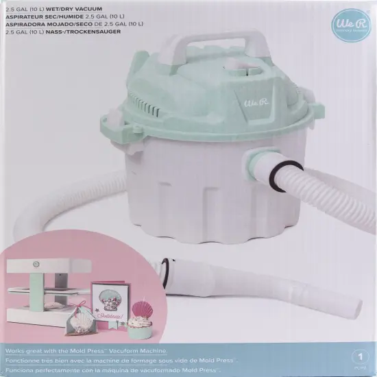 We R Mold Press Wet/Dry Vacuum-White/Mint {1}