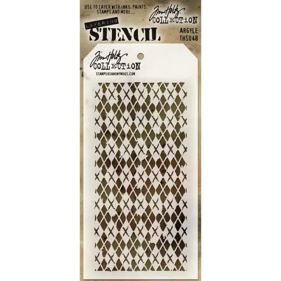 Tim Holtz Layered Stencil 4.125"X8.5" {1}