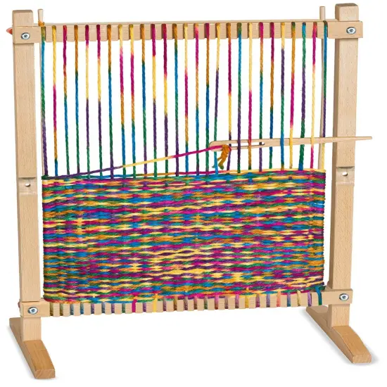 Melissa & Doug Wooden Multi-Craft Weaving Loom Kit {2}