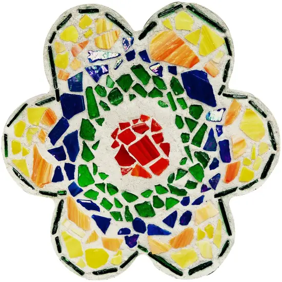 Milestones Mosaic Stepping Stone Kit-Flower {3}