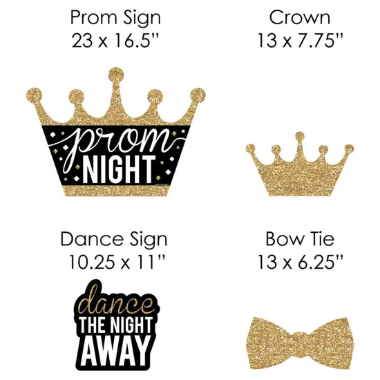 Big Dot of Happiness Prom - Yard Sign and Outdoor Lawn Decorations - Prom Night Party Yard Signs - Set of 8 {7}
