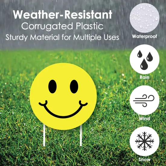 Big Dot of Happiness 60's Hippie - Yard Sign & Outdoor Lawn Decorations - 1960s Groovy Party Yard Signs - Set of 8 {4}