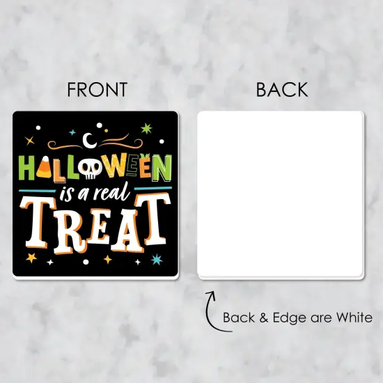 Big Dot of Happiness Jack-O'-Lantern Halloween - Funny Kids Halloween Party Decorations - Drink Coasters - Set of 6 {7}