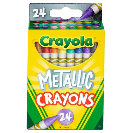 Crayola Crayons-Metallic 24/Pkg {1}