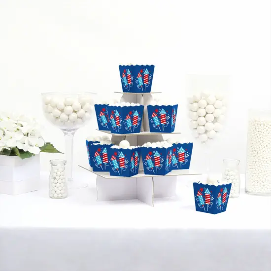 Big Dot of Happiness Firecracker 4th of July - Party Mini Favor Boxes -Party Treat Candy Boxes - Set of 12 {3}