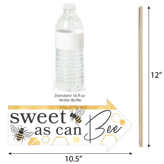 Big Dot of Happiness Funny Little Bumblebee - Bee Baby Shower or Birthday Party Photo Booth Props Kit - 10 Piece {4}