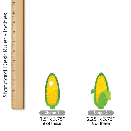 Big Dot of Happiness It's Corn - DIY Shaped Fall Harvest Party Cut-Outs - 24 Count {6}