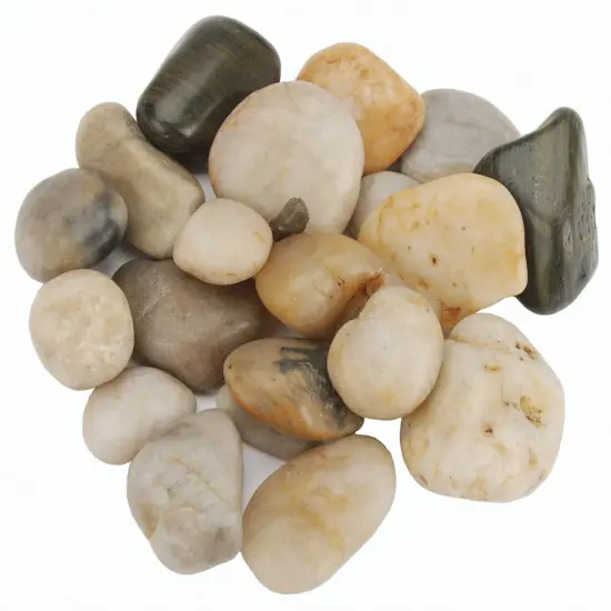 Panacea Polished River Rocks 32oz-Assorted Colors {2}