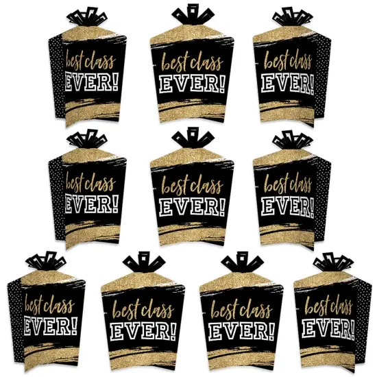 Big Dot of Happiness Reunited - Table Decorations - School Class Reunion Party Fold and Flare Centerpieces - 10 Count {1}