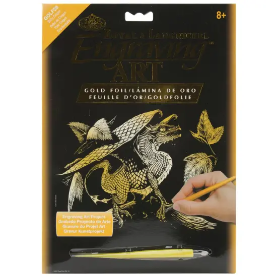 Royal & Langnickel(R) Gold Foil Engraving Art Kit 8"X10" {1}