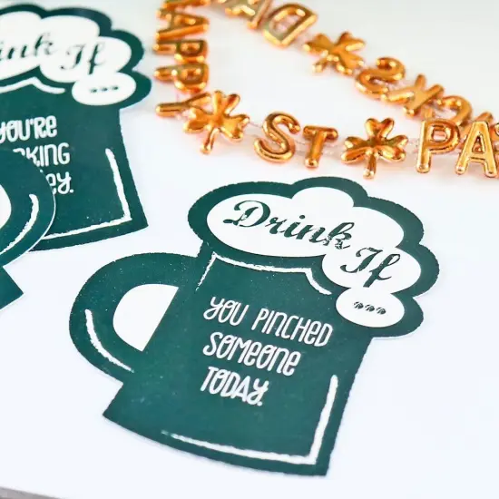 Big Dot of Happiness Drink If Game - St. Patrick's Day - Saint Paddy's Day Party Game - 24 Count {6}