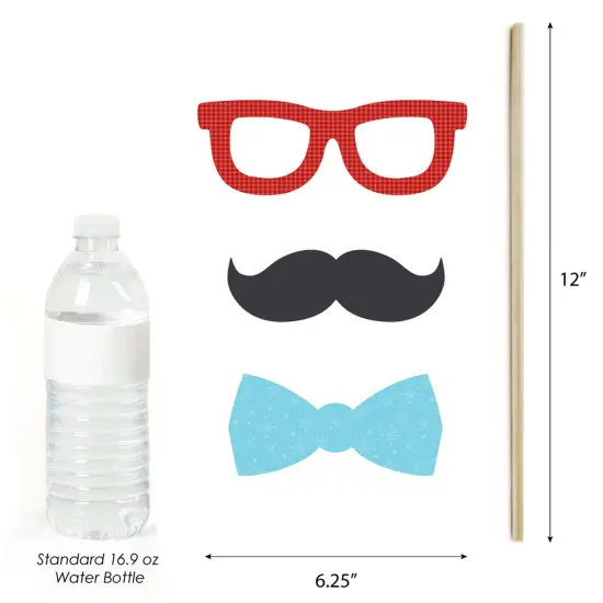 Big Dot of Happiness Winter Party - Photo Booth Props Kit - 20 Count {6}