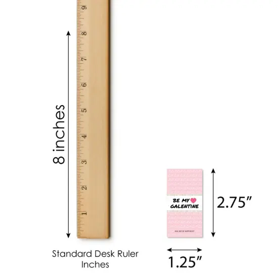 Big Dot of Happiness Be My Galentine - Mini Candy Bar Wrapper Stickers - Galentine&rsquo;s and Valentine&rsquo;s Day Party Small Favors - 40 Count {6}