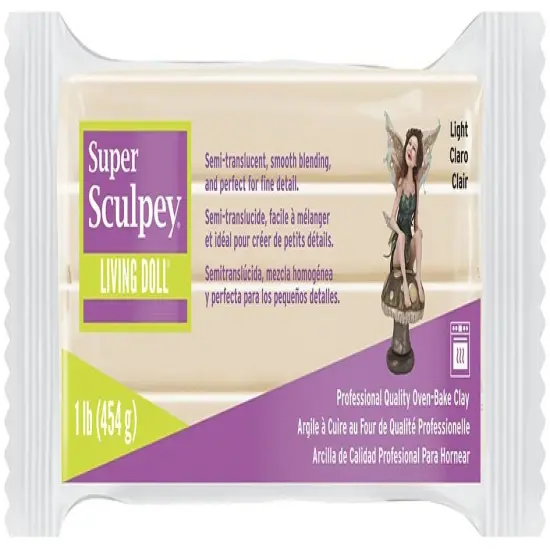 Super Sculpey Living Doll Clay 1lb {3}