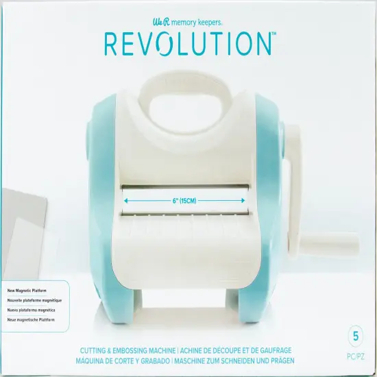 We R Revolution Cutting & Embossing Machine-White/ Blue {1}