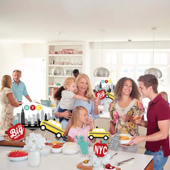 Big Dot of Happiness NYC Cityscape - New York City Party Centerpiece Sticks - Showstopper Table Toppers - 35 Pieces {6}