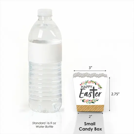 Big Dot of Happiness Religious Easter - Party Mini Favor Boxes - Christian Holiday Party Treat Candy Boxes - Set of 12 {3}