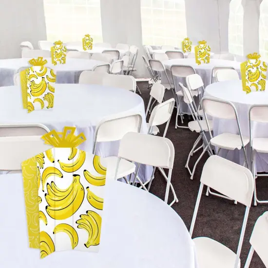 Big Dot of Happiness Let's Go Bananas - Table Decorations - Tropical Party Fold and Flare Centerpieces - 10 Count {6}