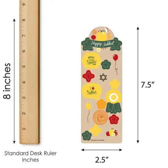 Big Dot of Happiness Sukkot - Sukkah Holiday Favor Kids Stickers - 16 Sheets - 256 Stickers {4}