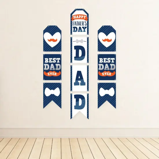 Big Dot of Happiness Happy Father's Day - Hanging Vertical Paper Door Banners - We Love Dad Party Wall Decoration Kit - Indoor Door Decor {4}