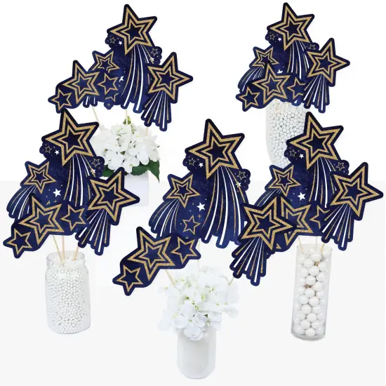 Big Dot of Happiness Starry Skies - Gold Celestial Party Centerpiece Sticks - Table Toppers - Set of 15 {3}