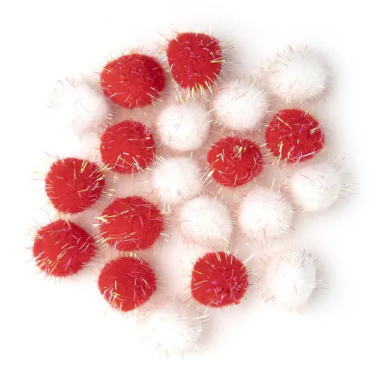 CousinDIY Pom-Poms 1" 20/Pkg-Christmas Lights {2}