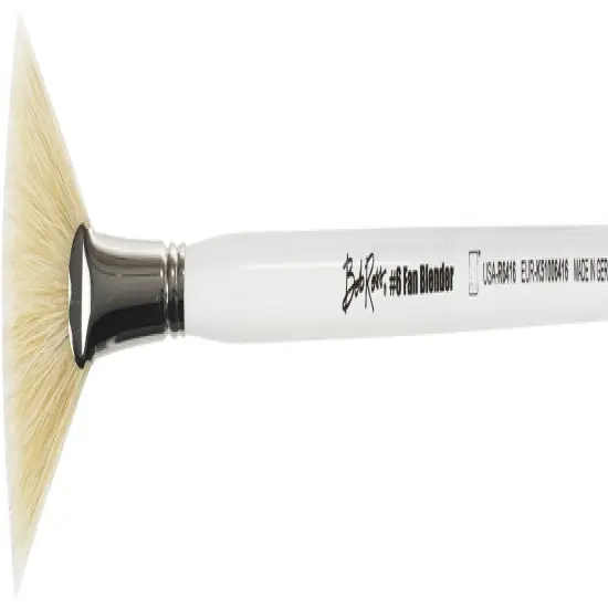 Bob Ross Fan Blender Brush-Size 6 {3}