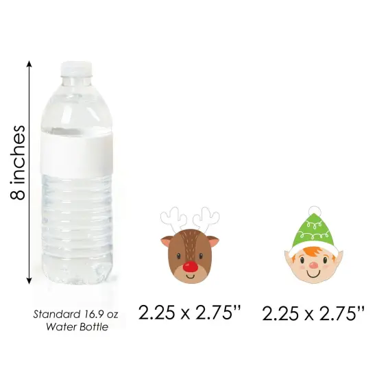 Big Dot of Happiness Very Merry Christmas - DIY Shaped Holiday Santa Claus Party Cut-Outs - 24 Count {7}