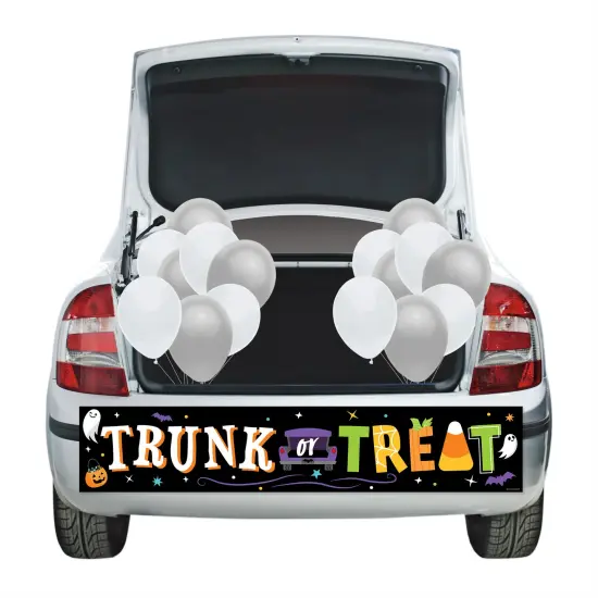 Big Dot of Happiness Trunk or Treat - Halloween Car Parade Party Decorations Party Banner {3}