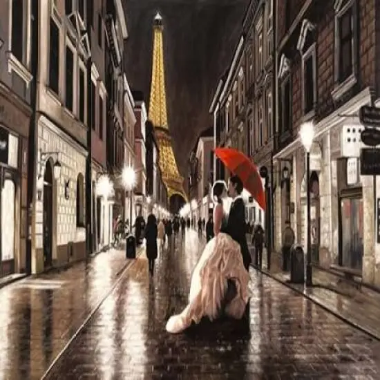 Kissing in Paris Poster Print by Pierre Benson - Item # VARPDX3BN2538 {1}