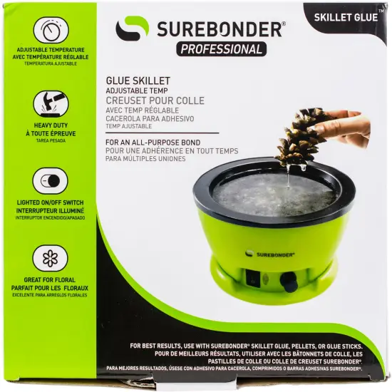 Surebonder Variable Temperature Glue Skillet-5.25" Diameter {1}