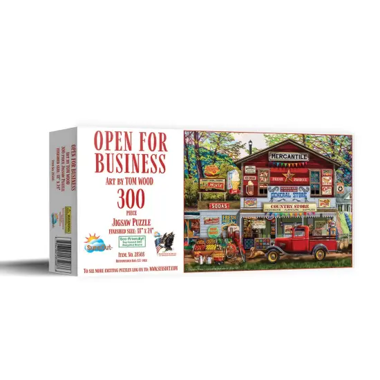 Sunsout Open for Business 300 pc Jigsaw Puzzle 28508 {3}