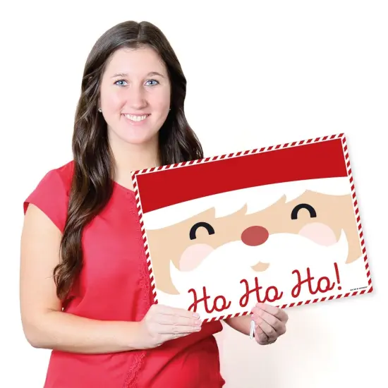 Big Dot of Happiness Jolly Santa Claus - Party Table Decorations - Christmas Party Placemats - Set of 16 {7}