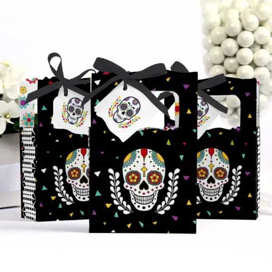 Big Dot of Happiness Day of the Dead - Sugar Skull Party Favor Boxes - Set of 12 {4}