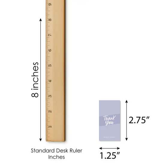 Big Dot of Happiness Purple Elegantly Simple - Mini Candy Bar Wrapper Stickers Party Small Favors 40 Ct {6}