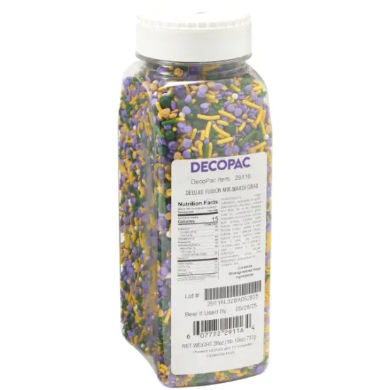 Mardi Gras Deluxe Fusion Sprinkle Mix, 26oz {1}