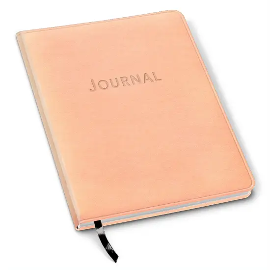 Large Journal by Harbor - 9.75"x7.5" Metallic rose gold {1}