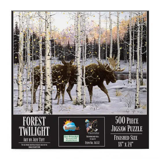 Sunsout Forest Twilight 500 pc Jigsaw Puzzle 36532 {4}