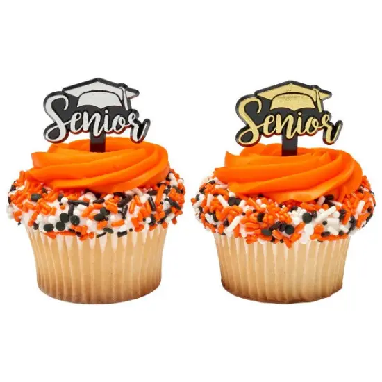 Senior DecoPics&reg; Cupcake Decoration, 12ct {4}