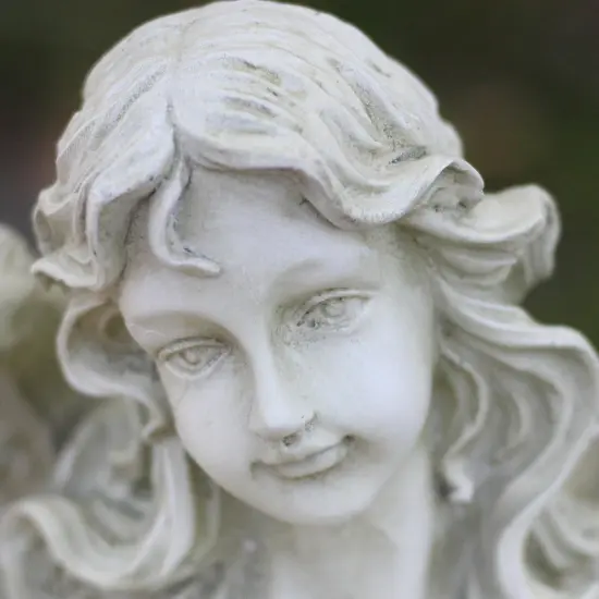 Northlight 24.5" Light Olive Green Praying Angel Decorative Outdoor Garden Statue {4}